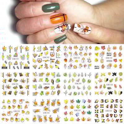 Tulpes Ziedi Ūdens Nagu uzlīmes Lapu pārnēsāšanas nagu uzlīmes Pavasara Vasaras Dekorācijas Sniegpulkstenītes Ūdenszīmes Slīdnis LEBBN2269-2280