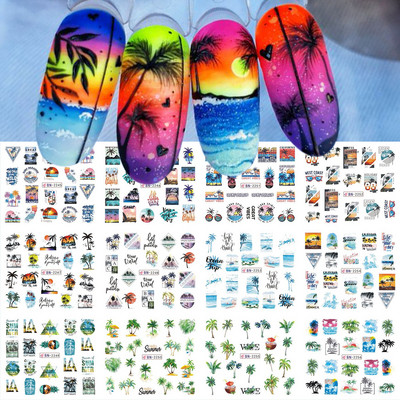 Tulpes Ziedi Ūdens Nagu uzlīmes Lapu pārnēsāšanas nagu uzlīmes Pavasara Vasaras Dekorācijas Sniegpulkstenītes Ūdenszīmes Slīdnis LEBBN2269-2280