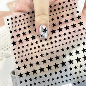 Nagu mākslas uzlīme Y2K Satr Pentagram/Cross Stars Nail Design Pašlīmējoša Sieviešu Meiteņu Luksusa Manikīra Dekorācija