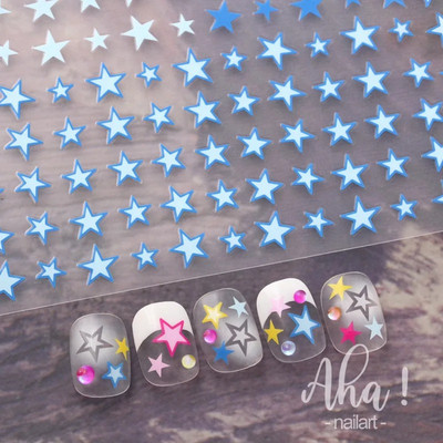Nagu mākslas uzlīme Y2K Satr Pentagram/Cross Stars Nail Design Pašlīmējoša Sieviešu Meiteņu Luksusa Manikīra Dekorācija