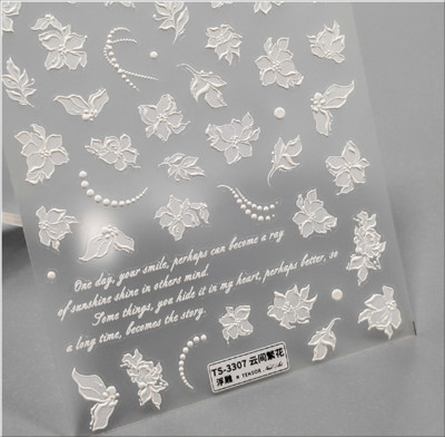 1 ks 3D kreslené dúhové nálepky na nechty, módne kawaii dizzy púdrové lícenky, lepidlo na prenos, dekorácie na nechty, slidery, DIY