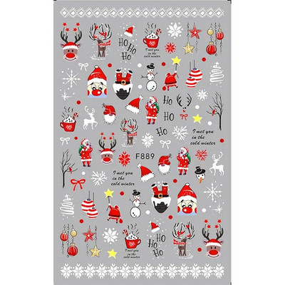 1 ks 3D kreslené dúhové nálepky na nechty, módne kawaii dizzy púdrové lícenky, lepidlo na prenos, dekorácie na nechty, slidery, DIY