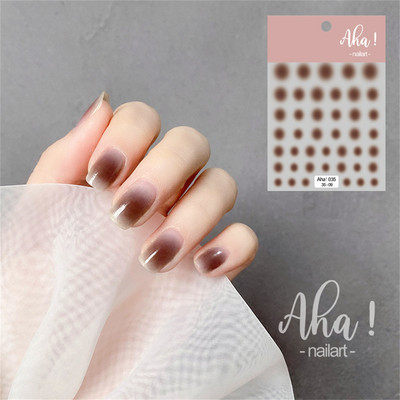 1 ks 3D kreslené dúhové nálepky na nechty, módne kawaii dizzy púdrové lícenky, lepidlo na prenos, dekorácie na nechty, slidery, DIY