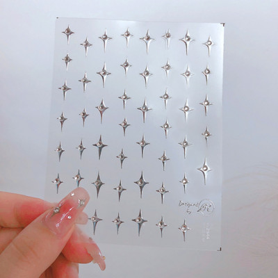 1 ks 3D kreslené dúhové nálepky na nechty, módne kawaii dizzy púdrové lícenky, lepidlo na prenos, dekorácie na nechty, slidery, DIY