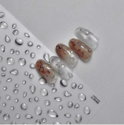 1 ks 3D kreslené dúhové nálepky na nechty, módne kawaii dizzy púdrové lícenky, lepidlo na prenos, dekorácie na nechty, slidery, DIY