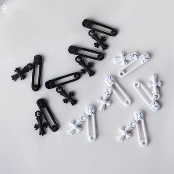 5 τμχ 3D Mini Metal Nail Charm Retro Cross Clip Shape Nail Art Διακόσμηση DIY Punk Nail Αξεσουάρ Αναλώσιμα Τρία χρώματα