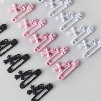 5 τμχ 3D Mini Metal Nail Charm Retro Cross Clip Shape Nail Art Διακόσμηση DIY Punk Nail Αξεσουάρ Αναλώσιμα Τρία χρώματα