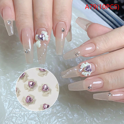 5Pcs 3D Mini Metalni šarm za nokte Retro križni oblik spajalice Nail Art Decoration DIY Punk pribor za nokte Tri boje
