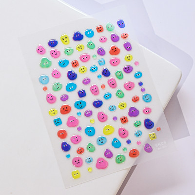 Komplekts 3D Stars Nails Art uzlīmes Zelta/Sudraba/Rožu zelta uzlīmes Pašlīmējošās Hologrāfiskās Lāzerzvaigznes uzlīmes Manikīra piederumi