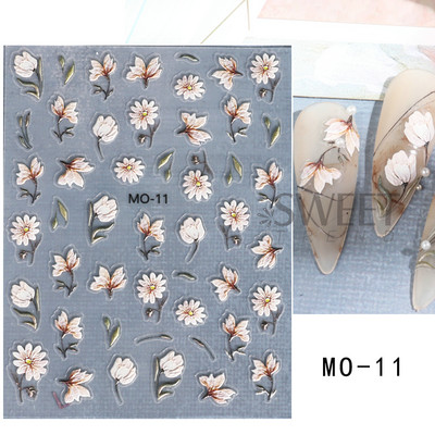 5D mirdzoša reljefa nagu uzlīme ar lāzeru, vienkāršs zieds margrietiņa tauriņš mīlestības sirds svītru mežģīņu slīdnis, hologrāfisks dekors BE5D-T