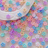 30GAB Gaismas 3D akrila ziedu nagu mākslas piekariņi Aksesuāri Mirdz tumsā Nagi Dekorēšanas piederumi Materiāls Manikīra Dekors