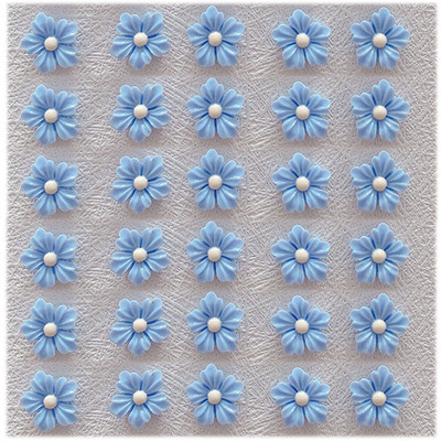 30GAB Gaismas 3D akrila ziedu nagu mākslas piekariņi Aksesuāri Mirdz tumsā Nagi Dekorēšanas piederumi Materiāls Manikīra Dekors