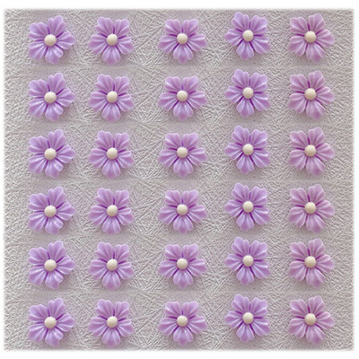 30GAB Gaismas 3D akrila ziedu nagu mākslas piekariņi Aksesuāri Mirdz tumsā Nagi Dekorēšanas piederumi Materiāls Manikīra Dekors