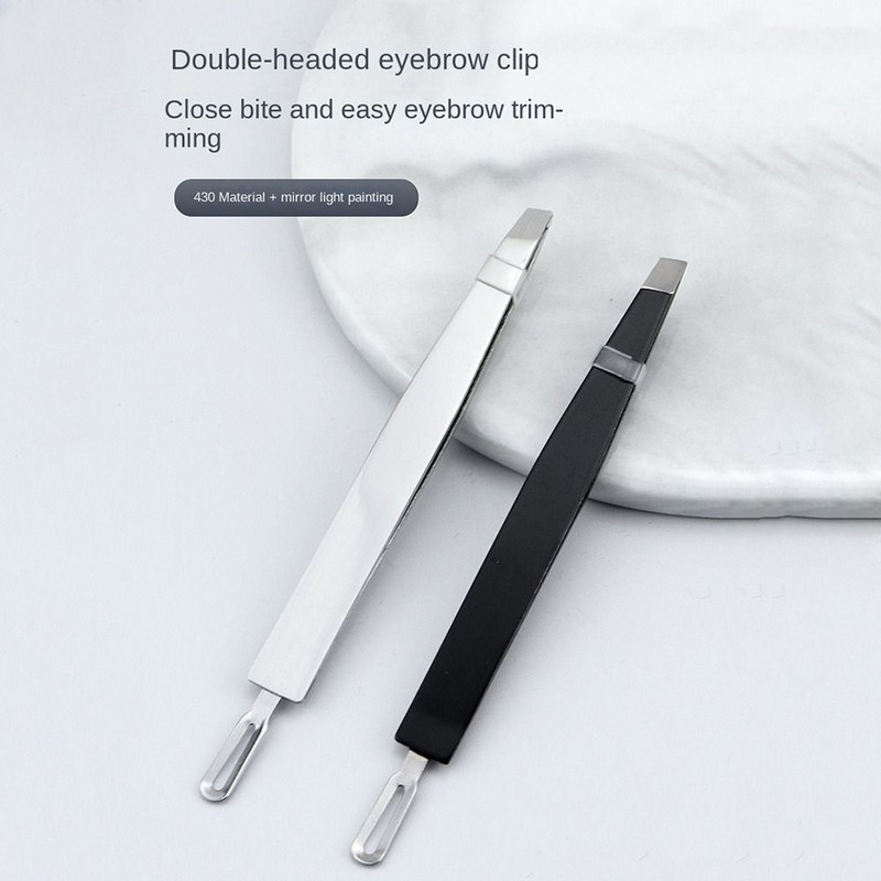 Liječenje akni Čupači dlačica s rupama Dvostrane pincete za trepavice Nehrđajuće kose pincete za obrve Podrezivanje obrva Žene