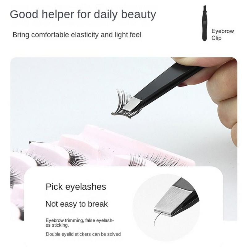 Liječenje akni Čupači dlačica s rupama Dvostrane pincete za trepavice Nehrđajuće kose pincete za obrve Podrezivanje obrva Žene