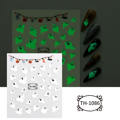 3D zmija Crne naljepnice za nokte Listovi Oči Plamen Klizači za nokte Zvjezdica Mjesec Dizajn Biljke Ruže Proljetno cvijeće Naljepnice Manikura Vrap