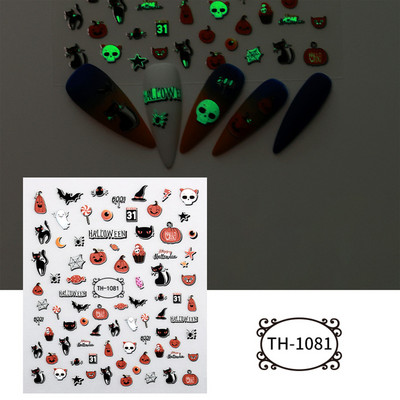 3D zmija Crne naljepnice za nokte Listovi Oči Plamen Klizači za nokte Zvjezdica Mjesec Dizajn Biljke Ruže Proljetno cvijeće Naljepnice Manikura Vrap