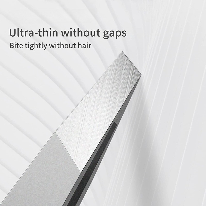 Pinceta za obrve od nehrđajućeg čelika Stezaljke za obrve Alati za uklanjanje dlačica Šminka Ekstenzije trepavica Nanošenje dvostrukih kapaka