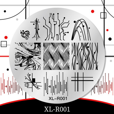 1 gab. Nagu mākslas štancēšanas plāksnes nerūsējošā tērauda veidnes nagu želejas lakas mīlestības formas ziedu apdruka štancēšanas trafarets nagu mākslas rīki