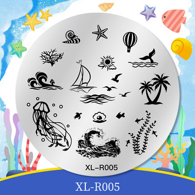 1 gab. Nagu mākslas štancēšanas plāksnes nerūsējošā tērauda veidnes nagu želejas lakas mīlestības formas ziedu apdruka štancēšanas trafarets nagu mākslas rīki