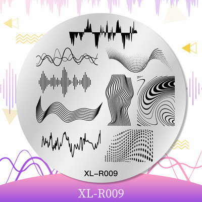 1 gab. Nagu mākslas štancēšanas plāksnes nerūsējošā tērauda veidnes nagu želejas lakas mīlestības formas ziedu apdruka štancēšanas trafarets nagu mākslas rīki