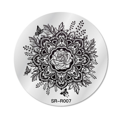 1 gab. Nagu mākslas štancēšanas plāksnes nerūsējošā tērauda veidnes nagu želejas lakas mīlestības formas ziedu apdruka štancēšanas trafarets nagu mākslas rīki