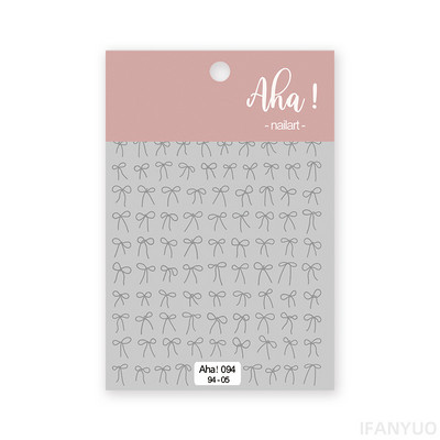 Vīna sarkana zeltīta loka nagu uzlīme Sudraba zelta lāzera nagu uzlīme Dažādu izmēru kombinācija Pašlīmējoša nagu mākslas dekorācija