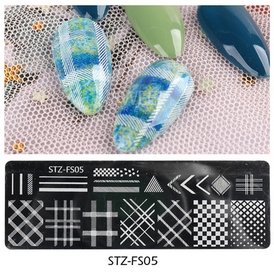 Plazminio medžio nagų štampavimo lėkštės kokoso margalapio žiedų lapų flamingo laiškas Vasaros šablono plokštelės, formavimo nagų dailės trafaretų įrankiai KESU