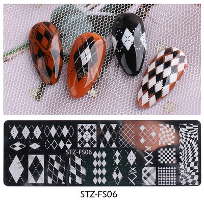 Plazminio medžio nagų štampavimo lėkštės kokoso margalapio žiedų lapų flamingo laiškas Vasaros šablono plokštelės, formavimo nagų dailės trafaretų įrankiai KESU