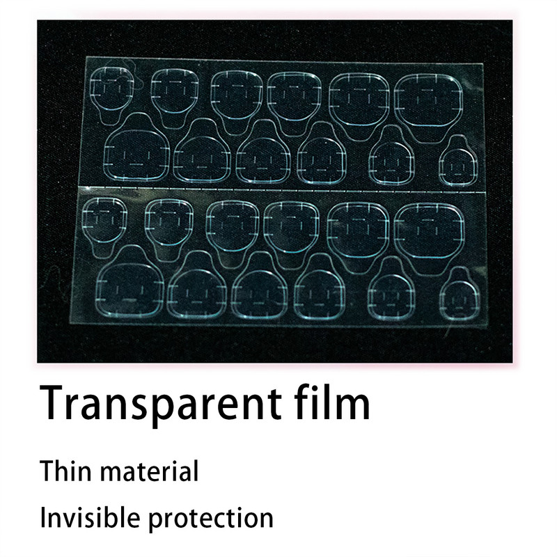 120kom naljepnica za umjetne nokte Prozirne dvostrane ljepljive trake Naljepnice Pritisnite na naljepnicu za proširenje vrhova za lažne nokte