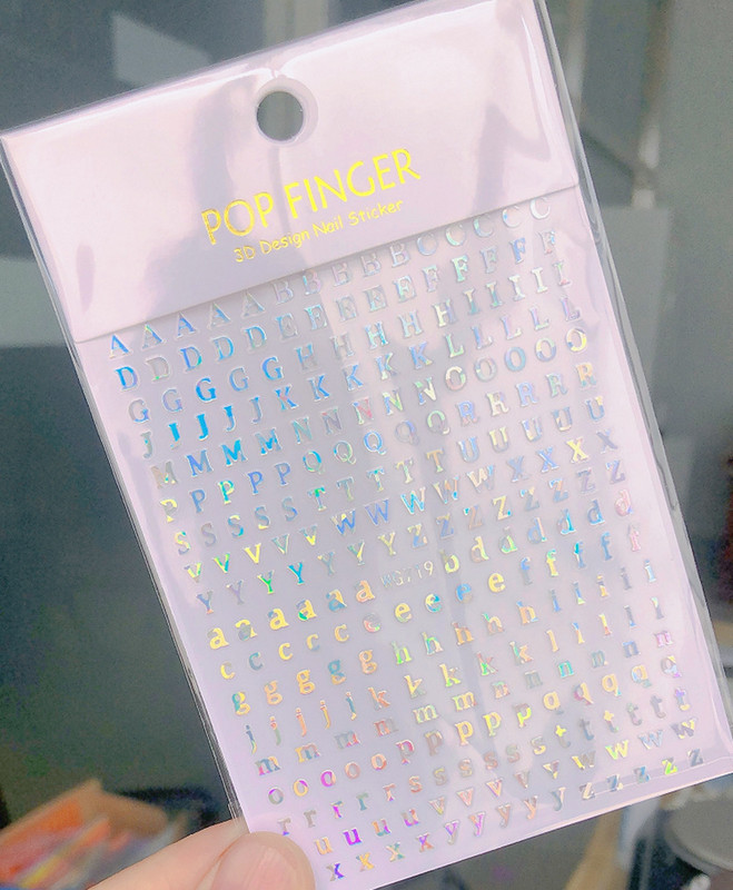 Atpakaļ Līme Nagu uzlīmes Burtu uzlīmes Alfabēta uzlīmes Teksts un cipari Nagu mākslas uzlīmes Nagu uzlīmes Uzlīmes nagu uzgaļiem