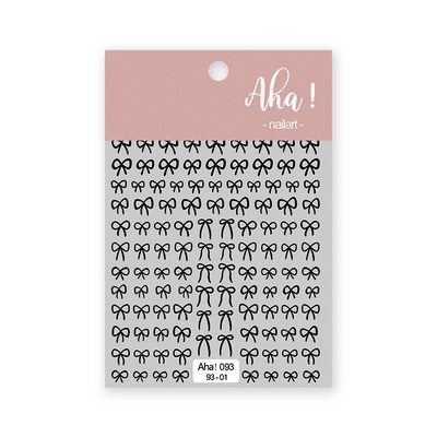 Kis, szép masni körömmatricák 3D Ultravékony öntapadó csúszkák körömdíszítő matricák barkácsolás manikűr kiegészítők