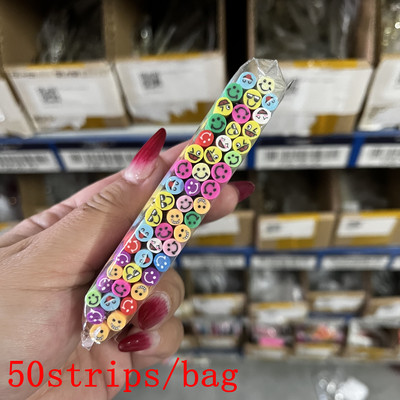 1000 de bucăți de umplere pentru felii de fructe Nail Art Slime Fructe DIY Brelocuri Flori de desene animate Bomboane Moale Argilă Nail Paillette Accesorii pentru manichiură *