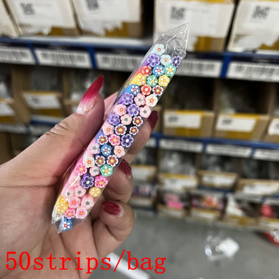 1000 de bucăți de umplere pentru felii de fructe Nail Art Slime Fructe DIY Brelocuri Flori de desene animate Bomboane Moale Argilă Nail Paillette Accesorii pentru manichiură *