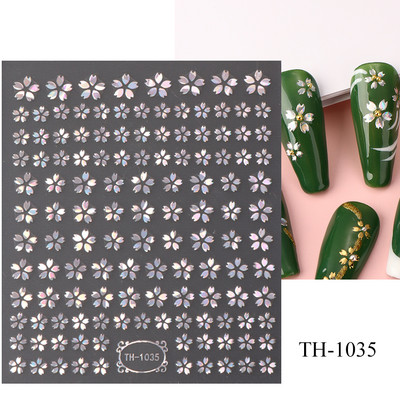 3D lāzera šķembu čūskas nagu uzlīmes Hologrāfiskas lapas Serpiente līmējošais slīdnis nagu mākslas dekorēšanai ziemas uzlīmes folijas