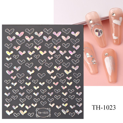 3D lāzera šķembu čūskas nagu uzlīmes Hologrāfiskas lapas Serpiente līmējošais slīdnis nagu mākslas dekorēšanai ziemas uzlīmes folijas