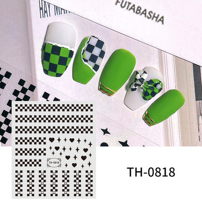 3D lāzera šķembu čūskas nagu uzlīmes Hologrāfiskas lapas Serpiente līmējošais slīdnis nagu mākslas dekorēšanai ziemas uzlīmes folijas