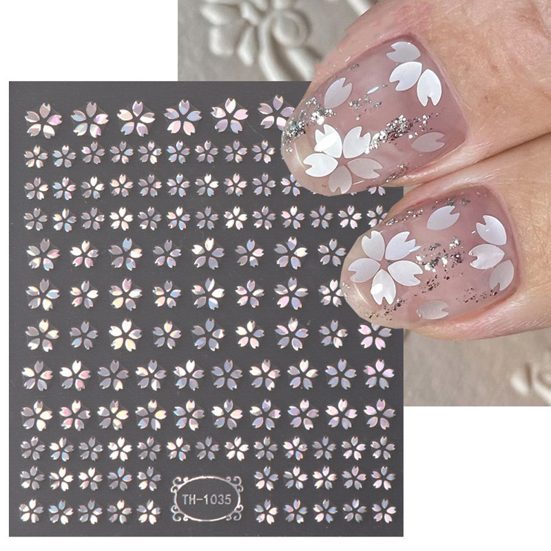 3D lāzera šķembu čūskas nagu uzlīmes Hologrāfiskas lapas Serpiente līmējošais slīdnis nagu mākslas dekorēšanai ziemas uzlīmes folijas