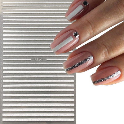 Šķembu metāla mēness kaklarota nagu uzlīmes Elegants nagu mākslas dizains 3D zelts bronzējošs sirds slēdzene Zvaigzne Saules slīdņi dekoru aksesuāri