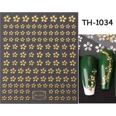 Šķembu metāla mēness kaklarota nagu uzlīmes Elegants nagu mākslas dizains 3D zelts bronzējošs sirds slēdzene Zvaigzne Saules slīdņi dekoru aksesuāri