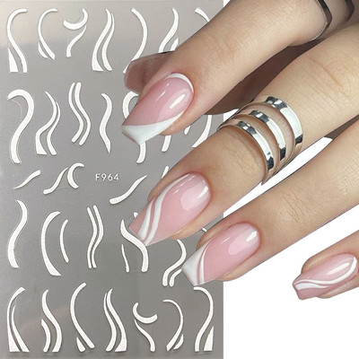 Šķembu metāla mēness kaklarota nagu uzlīmes Elegants nagu mākslas dizains 3D zelts bronzējošs sirds slēdzene Zvaigzne Saules slīdņi dekoru aksesuāri