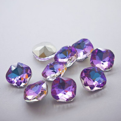 100 komada visokokvalitetnog četvrtastog dijamanta za uljepšavanje noktiju DIY dodaci za nakit zakrpe za nokte dijamantni kristalno zašiljeni dijamant