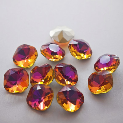 100 komada visokokvalitetnog četvrtastog dijamanta za uljepšavanje noktiju DIY dodaci za nakit zakrpe za nokte dijamantni kristalno zašiljeni dijamant