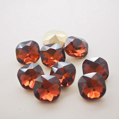 100 komada visokokvalitetnog četvrtastog dijamanta za uljepšavanje noktiju DIY dodaci za nakit zakrpe za nokte dijamantni kristalno zašiljeni dijamant