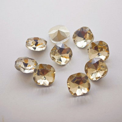 100 komada visokokvalitetnog četvrtastog dijamanta za uljepšavanje noktiju DIY dodaci za nakit zakrpe za nokte dijamantni kristalno zašiljeni dijamant