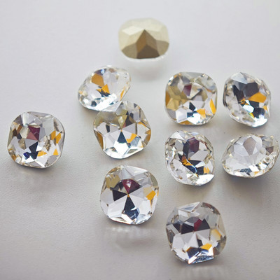 100 komada visokokvalitetnog četvrtastog dijamanta za uljepšavanje noktiju DIY dodaci za nakit zakrpe za nokte dijamantni kristalno zašiljeni dijamant