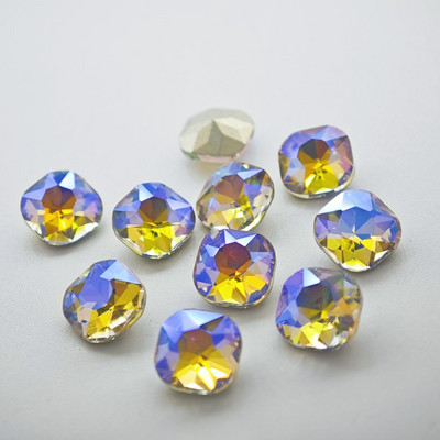 100 komada visokokvalitetnog četvrtastog dijamanta za uljepšavanje noktiju DIY dodaci za nakit zakrpe za nokte dijamantni kristalno zašiljeni dijamant