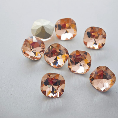 100 komada visokokvalitetnog četvrtastog dijamanta za uljepšavanje noktiju DIY dodaci za nakit zakrpe za nokte dijamantni kristalno zašiljeni dijamant