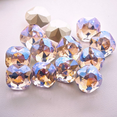 100 komada visokokvalitetnog četvrtastog dijamanta za uljepšavanje noktiju DIY dodaci za nakit zakrpe za nokte dijamantni kristalno zašiljeni dijamant