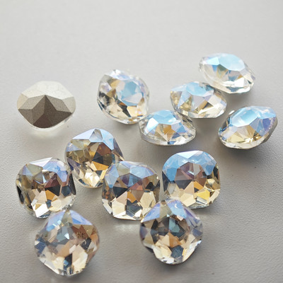 100 komada visokokvalitetnog četvrtastog dijamanta za uljepšavanje noktiju DIY dodaci za nakit zakrpe za nokte dijamantni kristalno zašiljeni dijamant